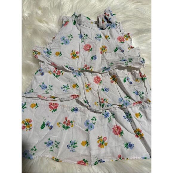 Janie and Jack floral Ruffle top 6 - Picture 1 of 3